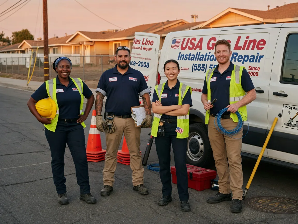 Gas Line Installation company in Saint Mary Of The Woods, IN